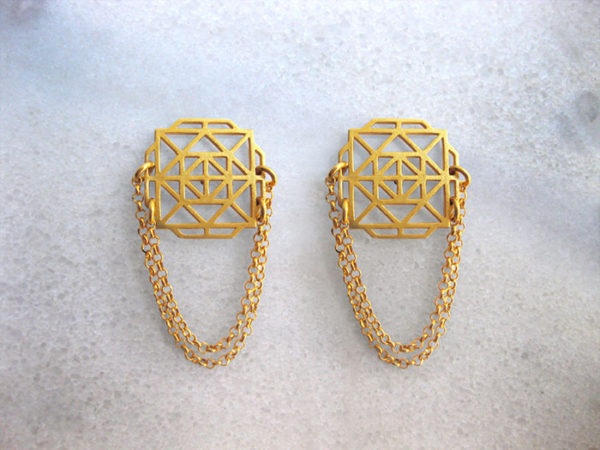 Rosemarry in Chains Earring