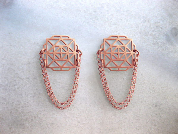 Rosemarry in Chains Earring